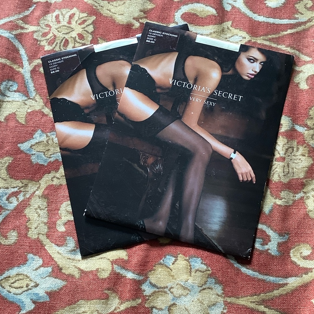 Victoria's Secret Ivory Sheer stockings